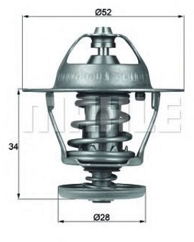 TERMOSTAT PEŽO CITROEN FORD FIAT TOYOTA BEHR - TH5077.88 - 9661331580 - TH5077.88